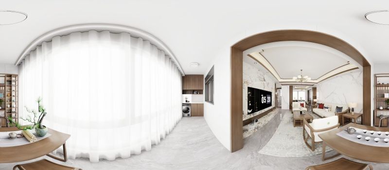 南康锦绣华府136m²棕色新中式装修，唤醒心底那一抹东方柔情。 - 家居知识