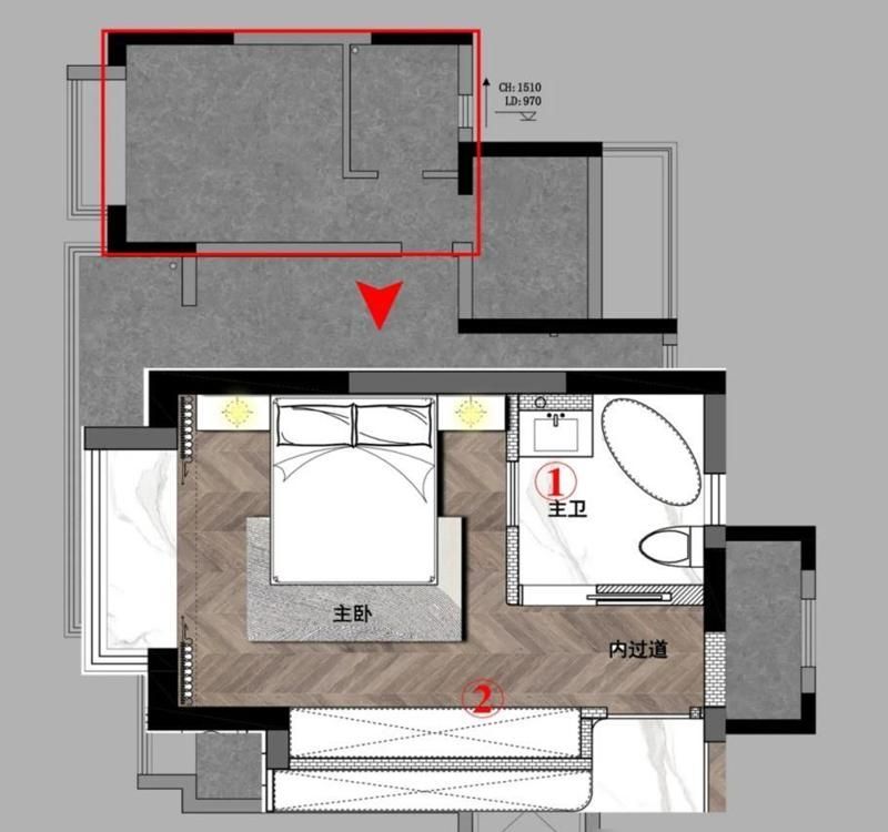 如今流行侘寂风了！硬装施工中，效果图与实景1:1还原，好有气质 - 家居知识