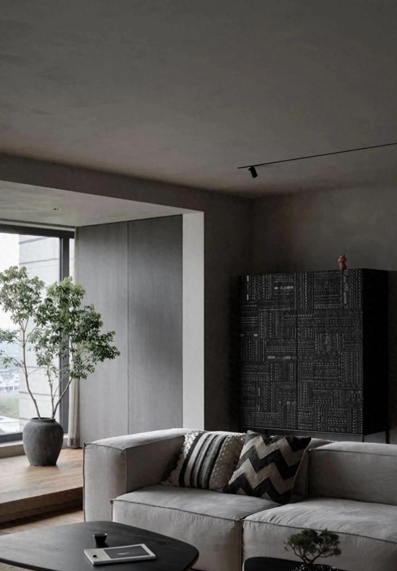 178㎡极简侘寂风,拿捏高级感! - 家居知识lswed.com 178㎡极简侘寂风,拿捏高级感! - 家居知识