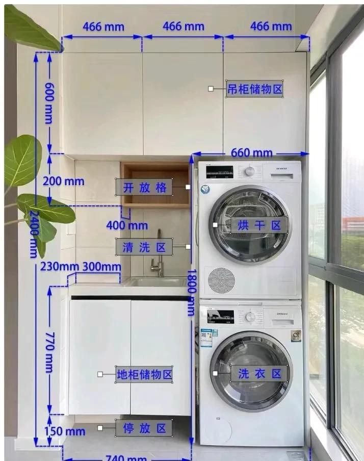 阳台柜设计尺寸大集合，抄作业吧！ - 家居知识
