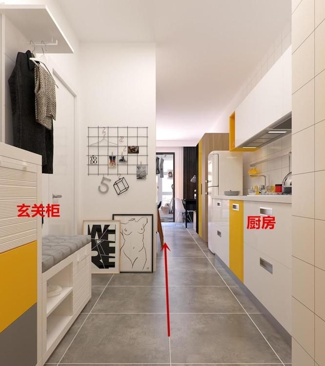 厨房在入户门旁边又如何，难不倒我：优化动线收纳也有，学习了！ - 家居知识