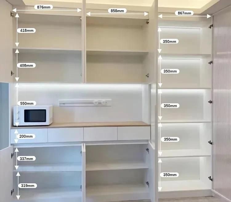 全屋定制餐边柜入户鞋柜尺寸，多看几个图纸不吃亏 - 家居知识