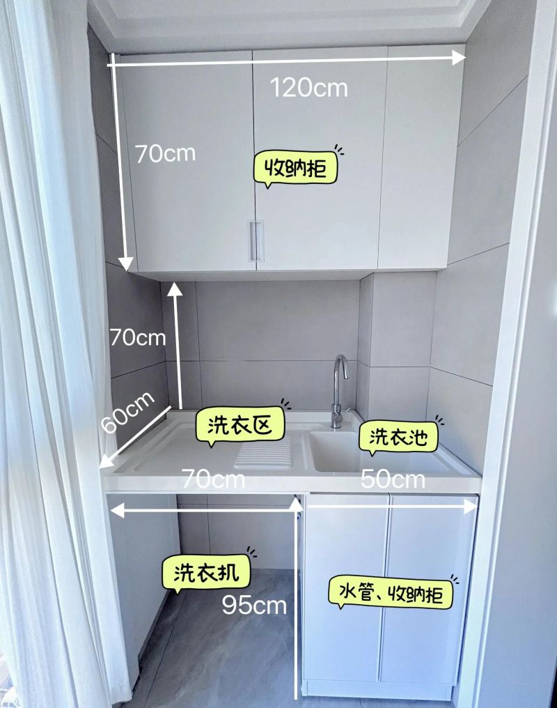 20款阳台洗衣柜实拍图（附尺寸） - 家居知识