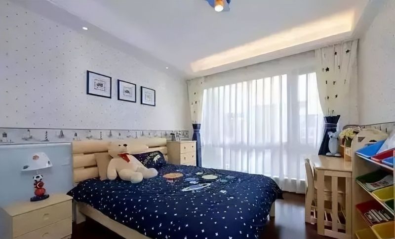 130㎡优雅美式简约风，精心设计的榻榻米房间，既是书房又是卧室 - 家居知识