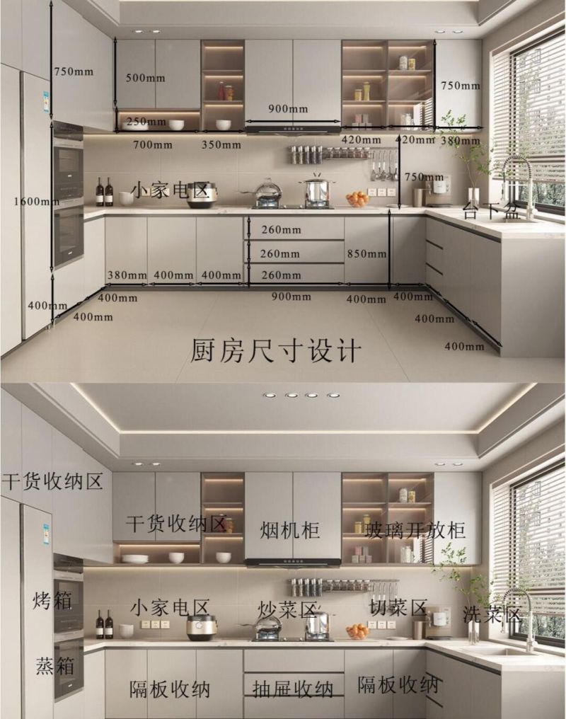 厨房定制橱柜设计，照抄作业不踩坑 - 家居知识