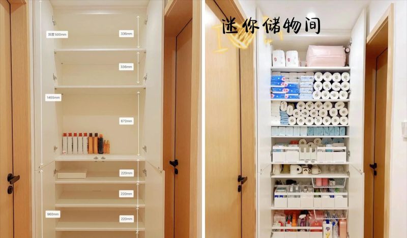 老婆真是装修“奇才”，极致利用这8个地方做薄柜，顺手又实用 - 家居知识