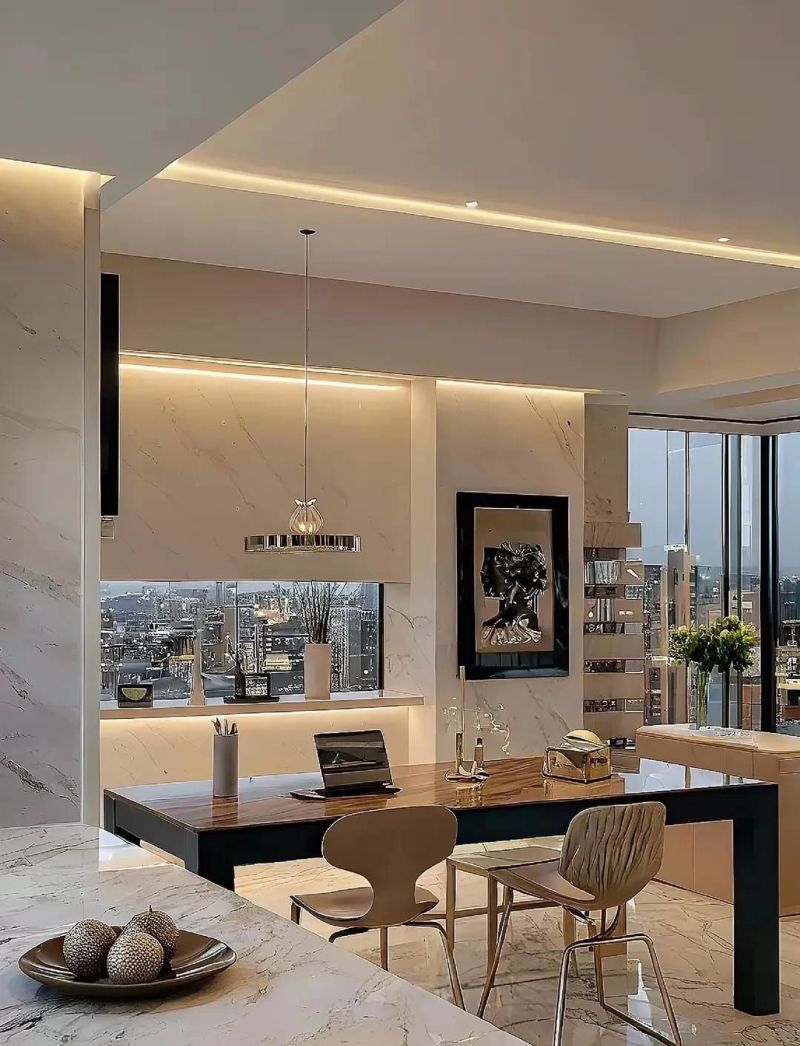 轻奢装修风一绝，连电视墙都高级的可怕 - 家居知识