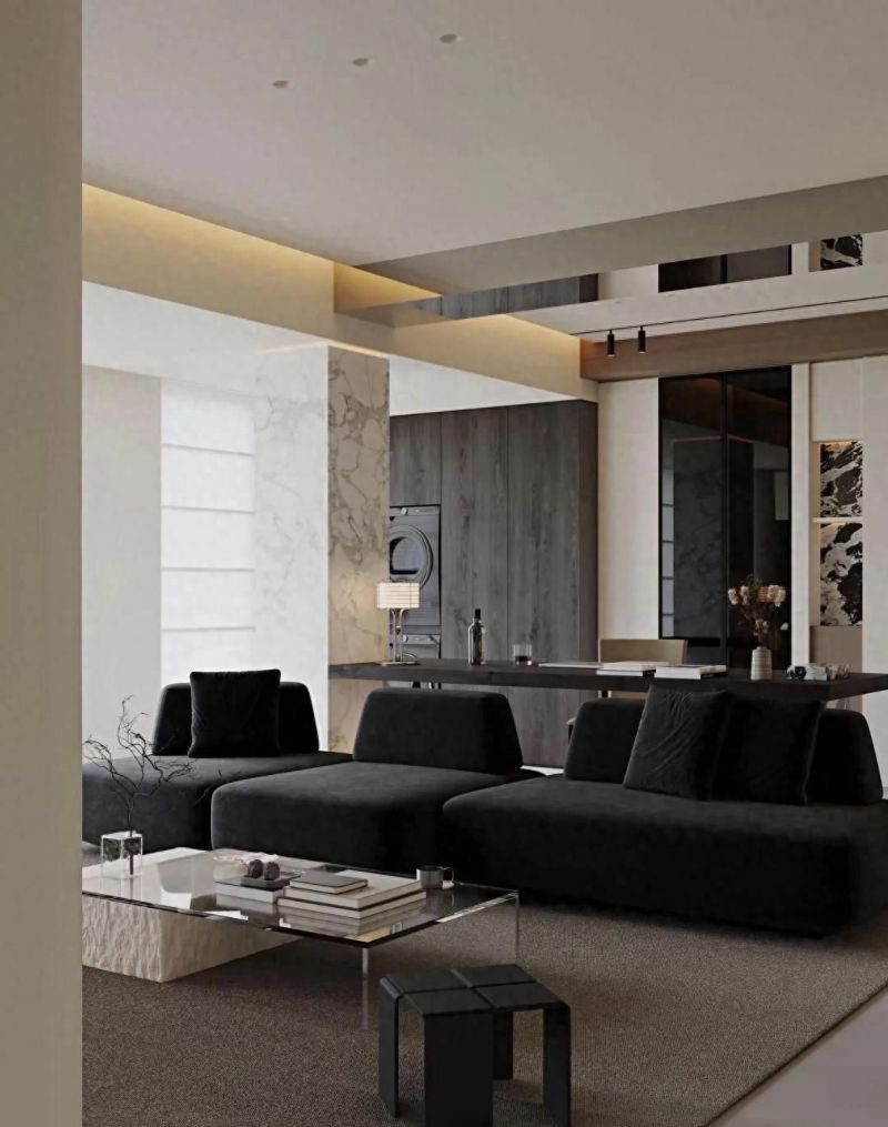 极简风大平层设计，高级感拉满，被问爆的装修灵感