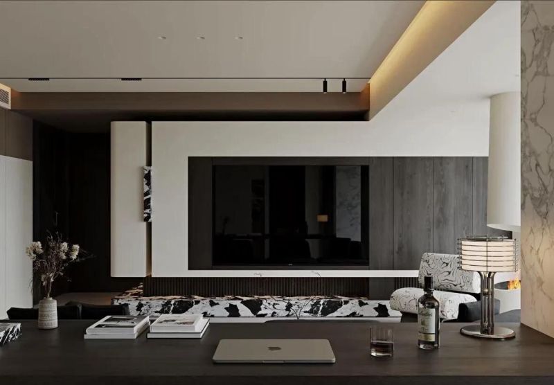 极简风大平层设计,高级感拉满,被问爆的装修灵感 被问爆💥 高级感拉满的极简风大平层设计 - 家居知识