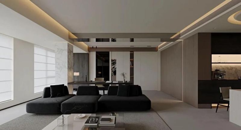 极简风大平层设计,高级感拉满,被问爆的装修灵感 被问爆💥 高级感拉满的极简风大平层设计 - 家居知识