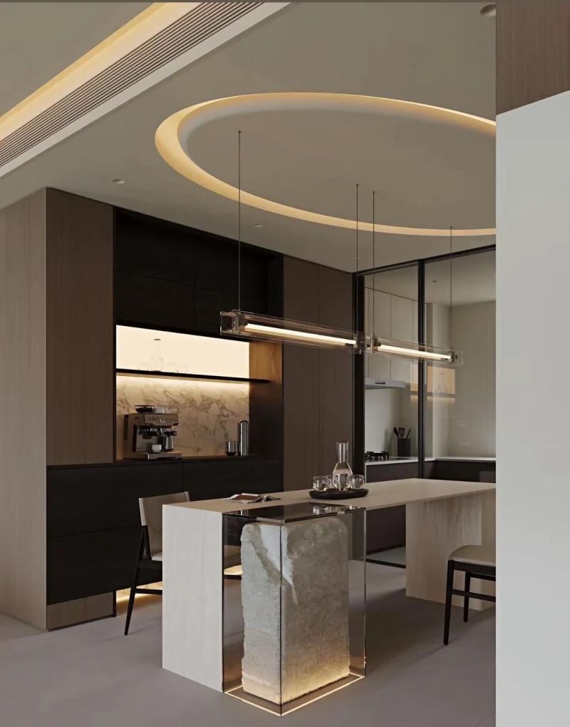 极简风大平层设计,高级感拉满,被问爆的装修灵感 被问爆💥 高级感拉满的极简风大平层设计 - 家居知识