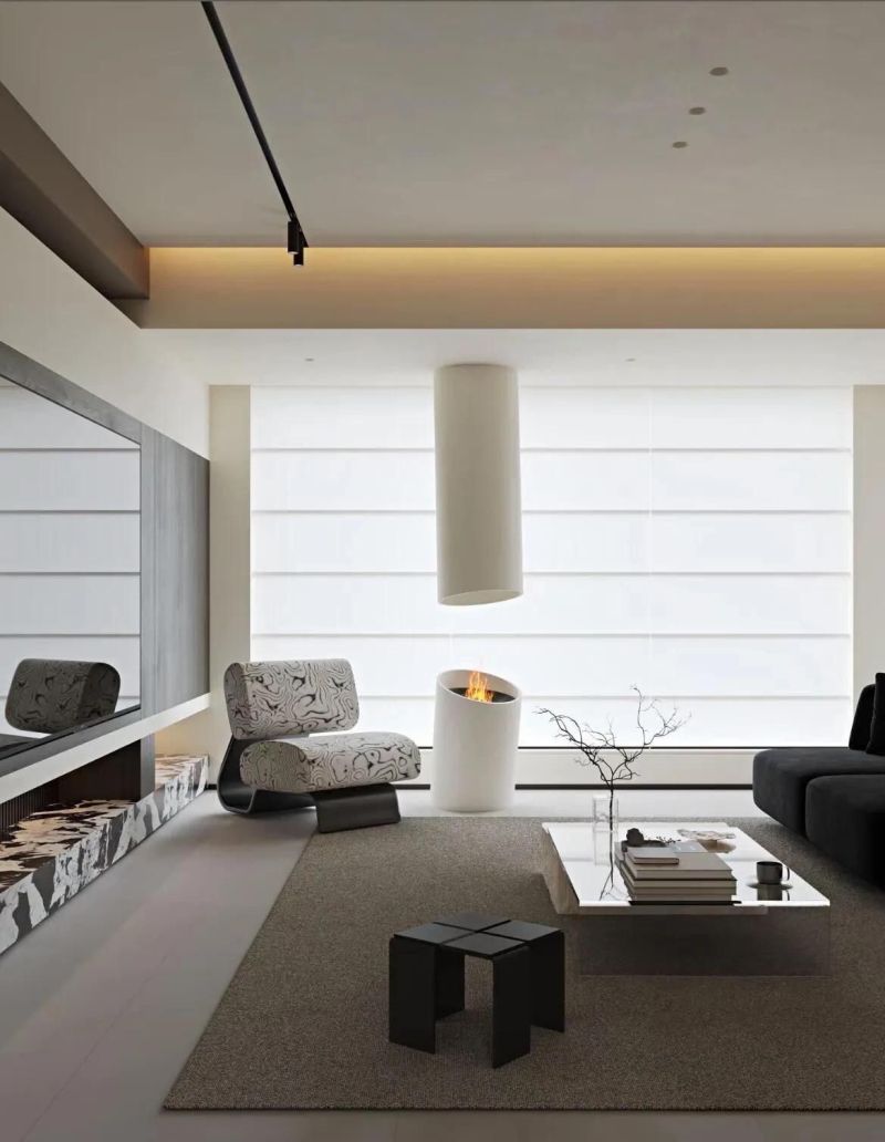 极简风大平层设计,高级感拉满,被问爆的装修灵感 被问爆💥 高级感拉满的极简风大平层设计 - 家居知识