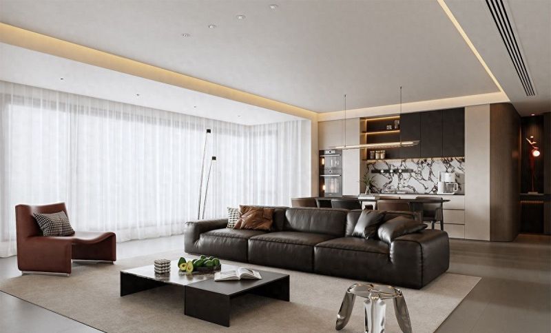 意式风情家装设计，西安峰光无限装饰案例精选