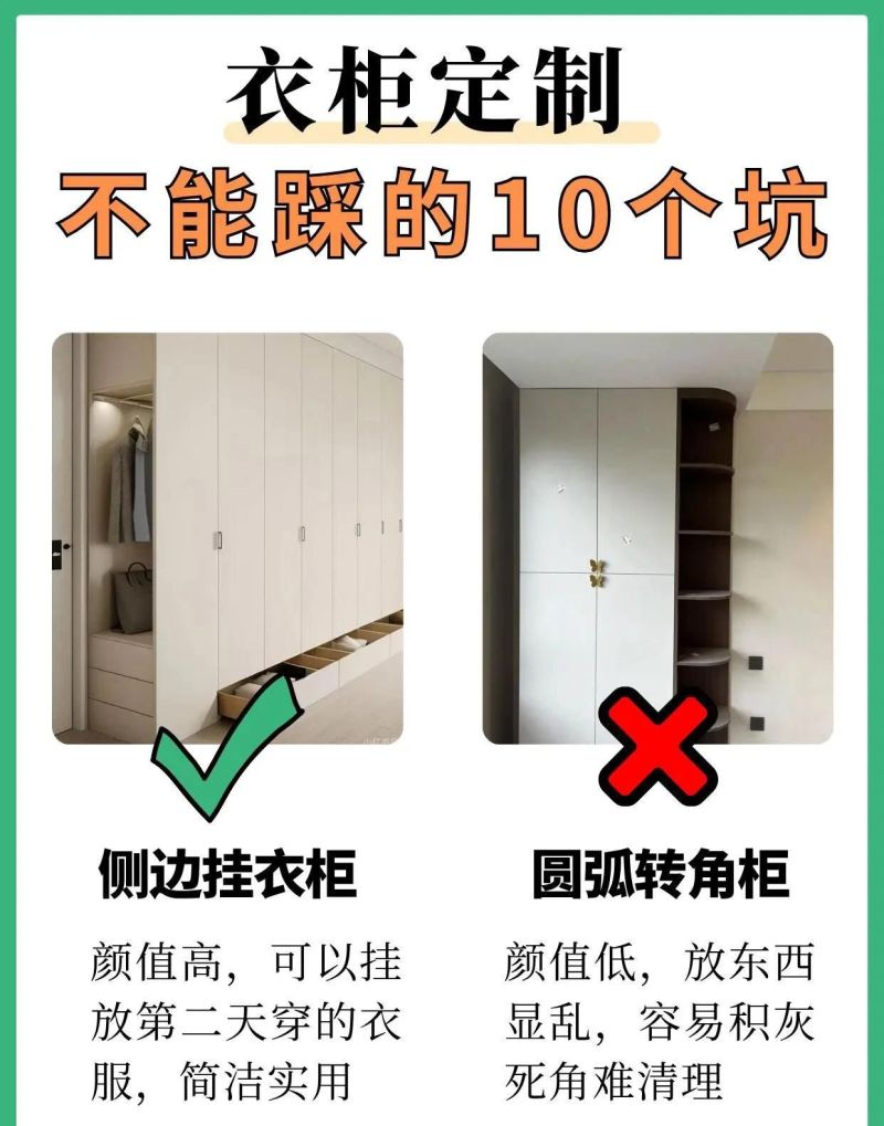 衣柜定制必看！10个装了不后悔的设计，宝妈血泪经验总结 - 家居知识