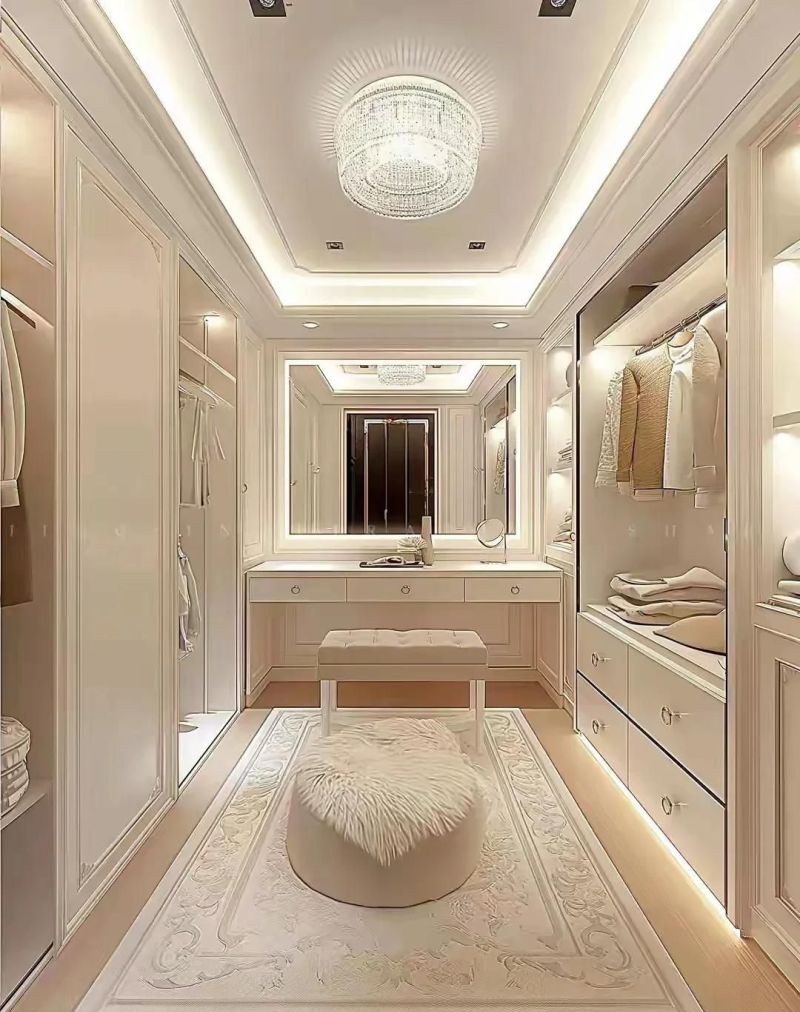 9款8平轻法式衣帽间，做梦都会甜甜 - 家居知识