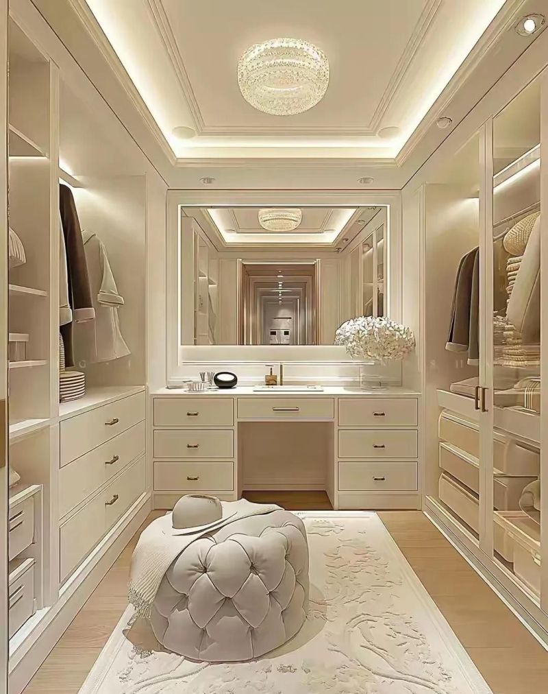 9款8平轻法式衣帽间，做梦都会甜甜 - 家居知识