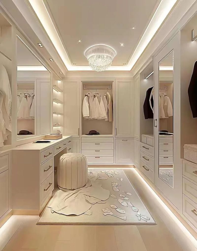 9款8平轻法式衣帽间，做梦都会甜甜 - 家居知识