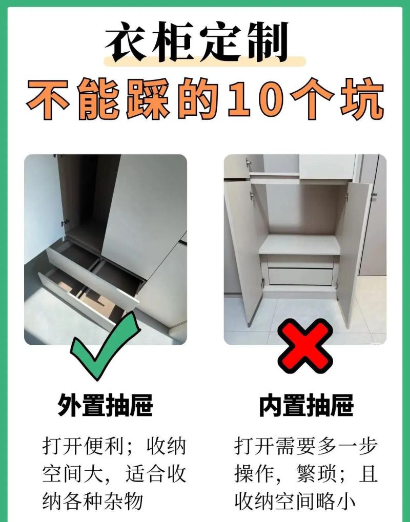 衣柜定制必看！这10装10不装记牢，装修小白也能避坑不踩雷 - 家居知识