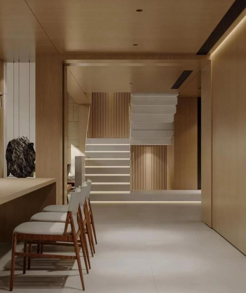 原木风大宅设计，把自然搬进家的治愈美学 - 家居知识