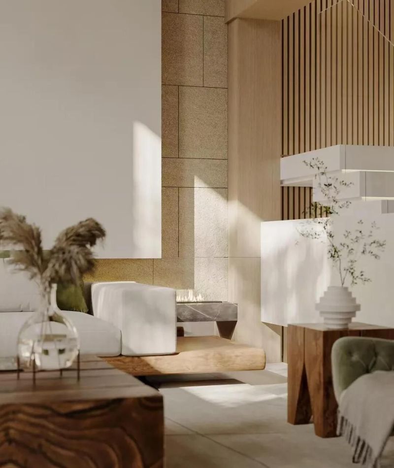 原木风大宅设计，把自然搬进家的治愈美学 - 家居知识