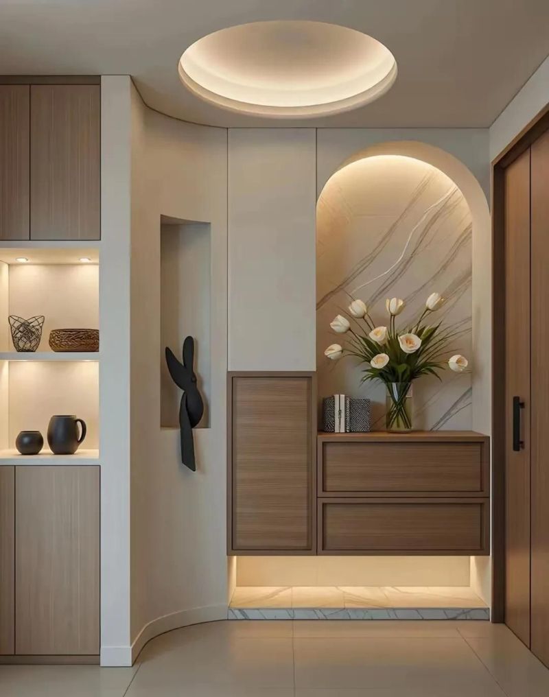 坠入了原木风的浪漫陷阱里148平，装出来的太显大，措形+悬空端景 - 家居知识