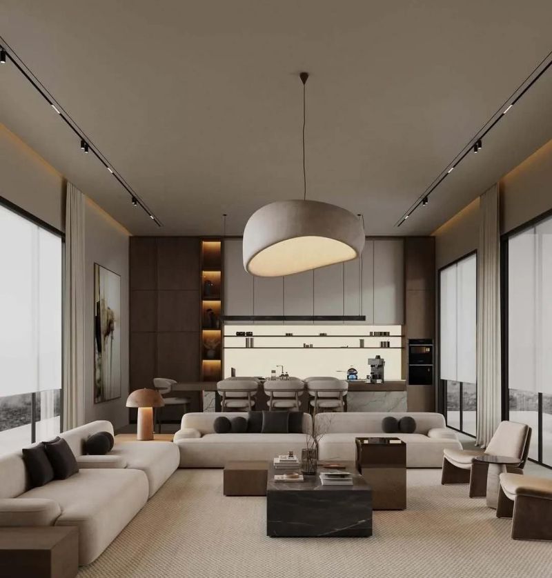 现代轻奢风大宅设计,奢华与实用的完美融合 被问爆 现代轻奢风大宅设计,奢华与实用完美融合 - 家居知识