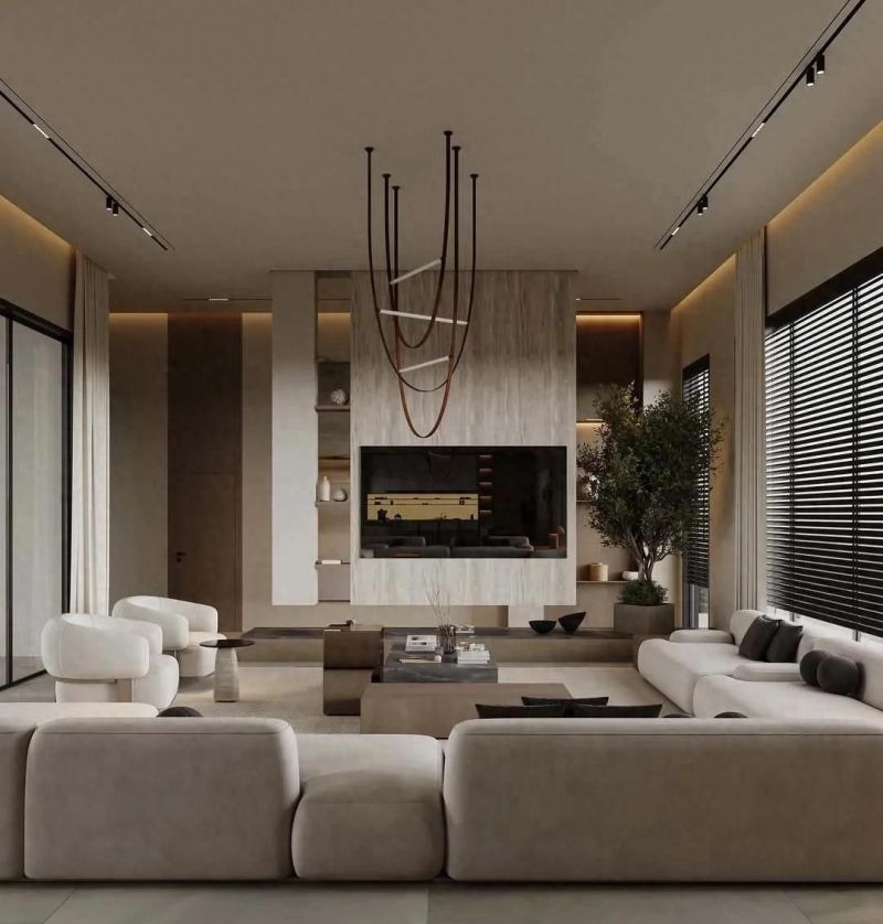 现代轻奢风大宅设计，奢华与实用的完美融合