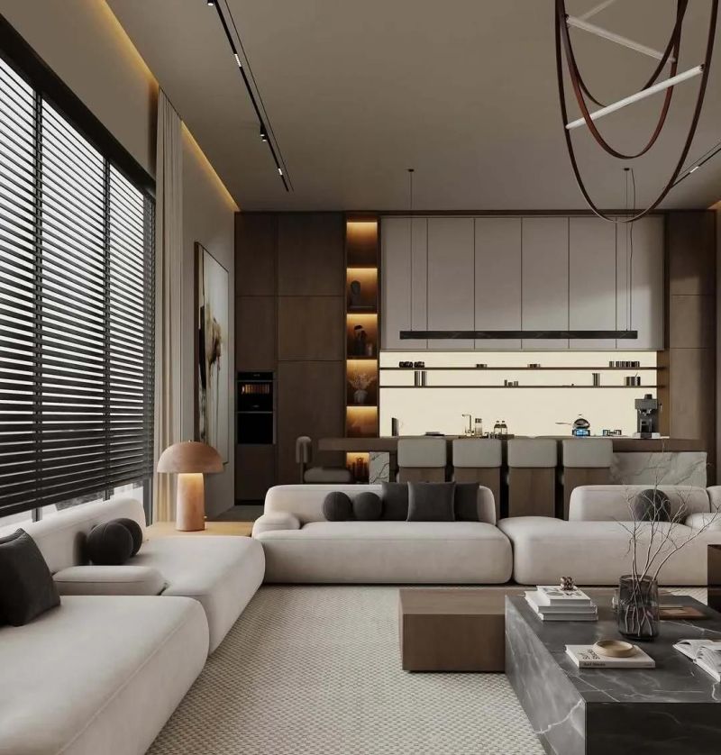 现代轻奢风大宅设计,奢华与实用的完美融合 被问爆 现代轻奢风大宅设计,奢华与实用完美融合 - 家居知识