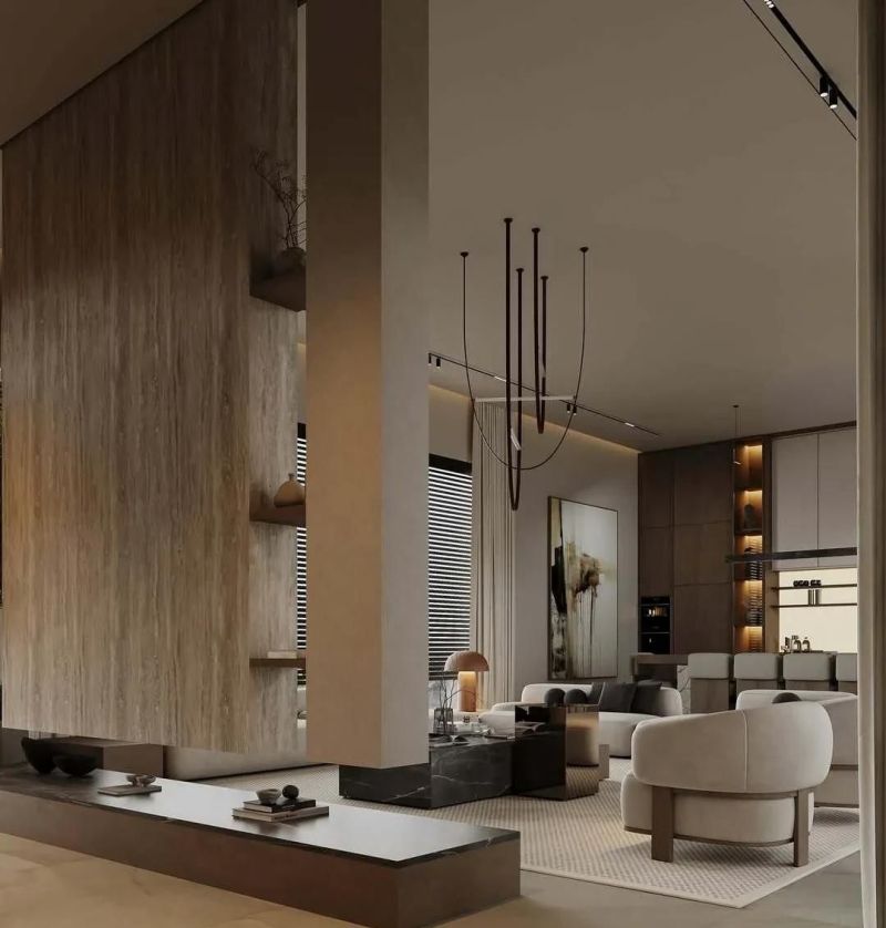 现代轻奢风大宅设计,奢华与实用的完美融合 被问爆 现代轻奢风大宅设计,奢华与实用完美融合 - 家居知识