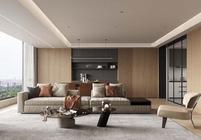 180㎡现代原木风，打造高级疗愈家居空间