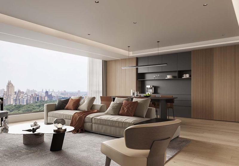 180㎡现代原木装修，满满的高级疗愈感！ - 家居知识