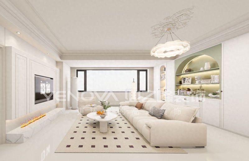 132㎡奶油风新家，唐山南湖玥装修案例分享