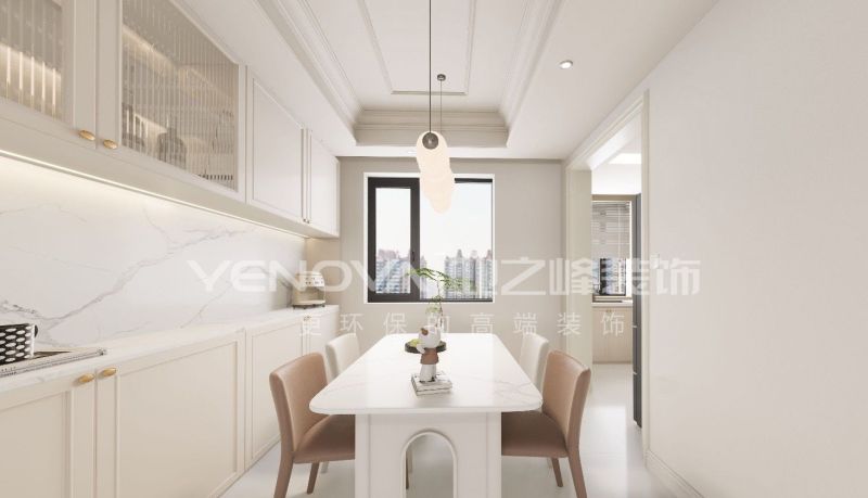 唐山南湖玥132平方米奶油风格装修效果案例|业之峰装饰 - 家居知识