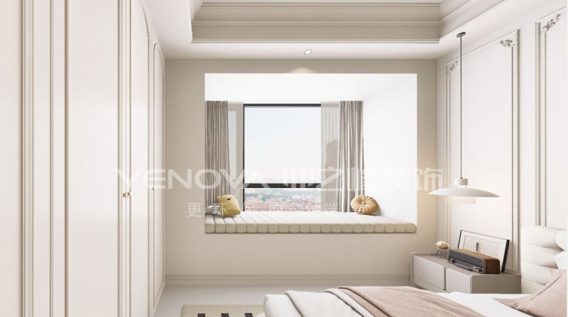 唐山南湖玥132平方米奶油风格装修效果案例|业之峰装饰 - 家居知识