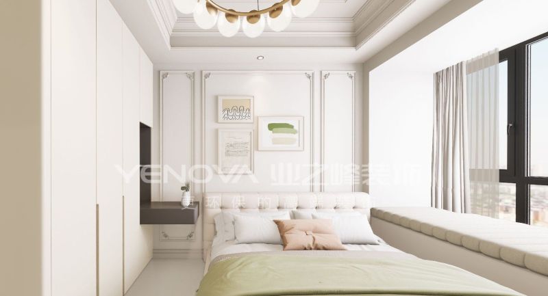 唐山南湖玥132平方米奶油风格装修效果案例|业之峰装饰 - 家居知识