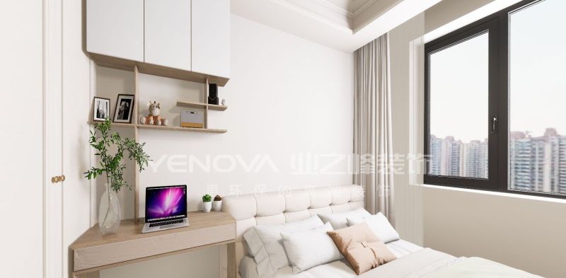 唐山南湖玥132平方米奶油风格装修效果案例|业之峰装饰 - 家居知识