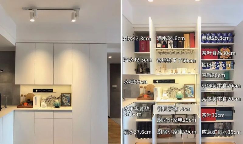 新房装修全屋定制餐边柜设计指南，数据参数以及6个避坑细节 - 家居知识