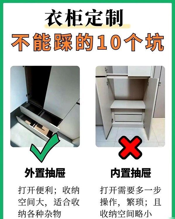衣柜定制必看！这10装10不装记牢，装修小白也能避坑不踩雷 - 家居知识