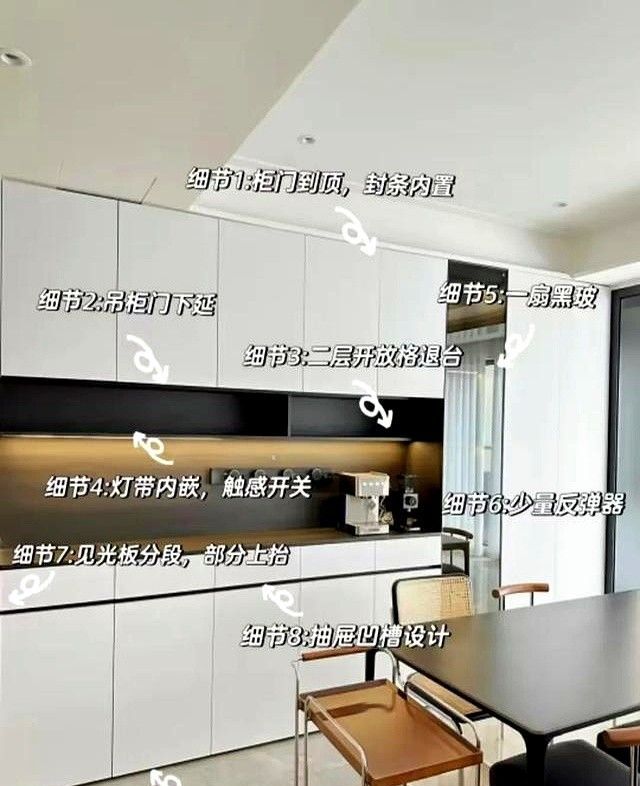 新房装修全屋定制餐边柜设计指南，数据参数以及6个避坑细节 - 家居知识