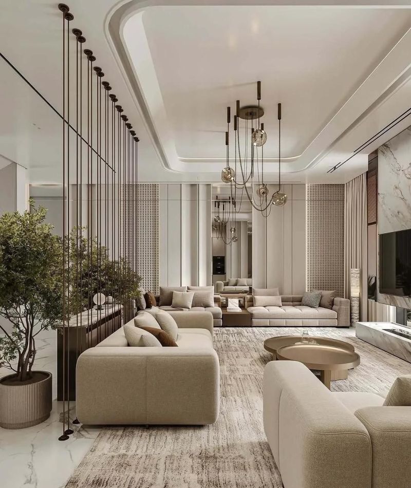 现代轻奢客厅设计：打造高级感与舒适并存的家居空间 - 家居知识