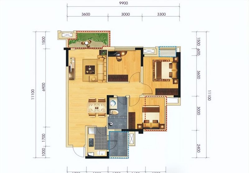 河南一户87㎡三居室婚房，全屋小清新北欧风 - 家居知识