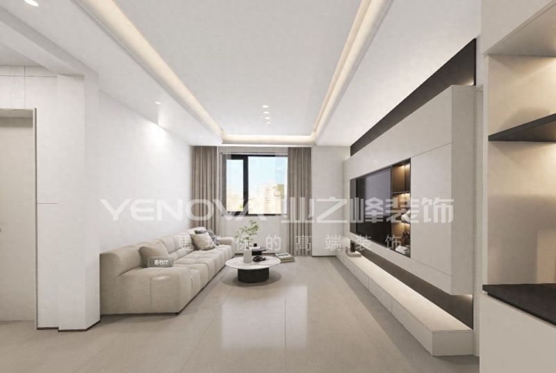 唐山南湖CBD121平方米现代简约风格装修效果案例|业之峰装饰 - 家居知识