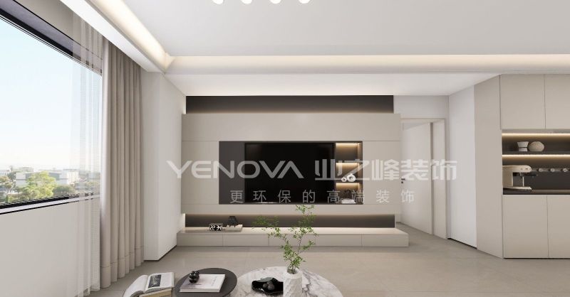 唐山南湖CBD121平方米现代简约风格装修效果案例|业之峰装饰 - 家居知识