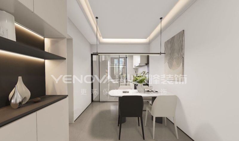 唐山南湖CBD121平方米现代简约风格装修效果案例|业之峰装饰 - 家居知识