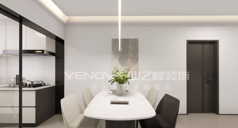 唐山南湖CBD121平方米现代简约风格装修效果案例|业之峰装饰 - 家居知识