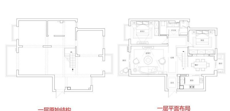 简约美式装修案例解析：230平复式的优雅与实用平衡 - 家居知识
