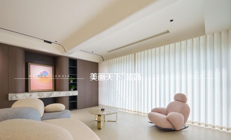 306㎡实景呈现 | 现代奶油风中的轻盈美学 - 家居知识