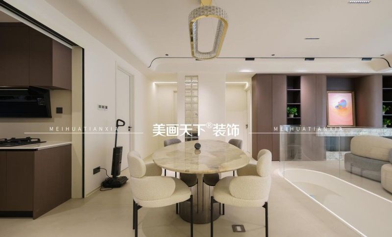 306㎡实景呈现 | 现代奶油风中的轻盈美学 - 家居知识