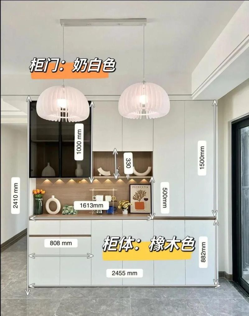 吐血整理！2025爆改餐边柜的25款神仙配色，附尺寸参考 - 家居知识