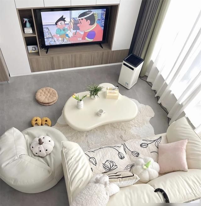 成都姑娘晒38㎡LOFT蜗居，全屋装修奶油风，面积虽小，独居却很爽 - 家居知识